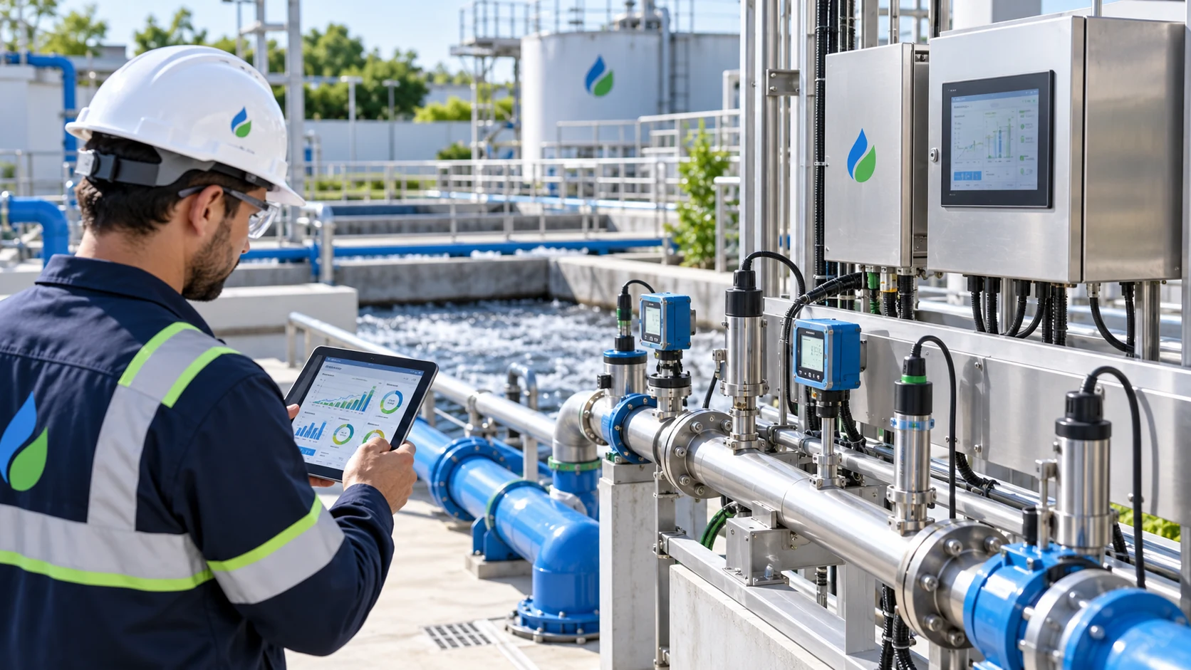 Online water monitoring support for compliance readiness