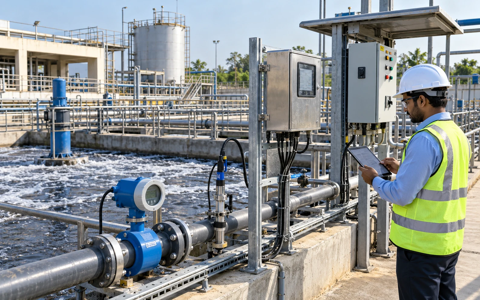 ETP AMC support with online wastewater monitoring