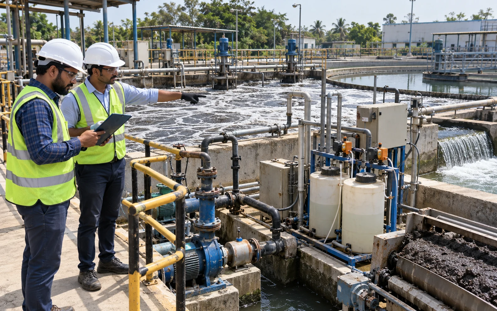 ETP troubleshooting and corrective maintenance visit
