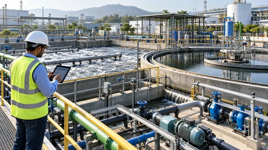 Industrial ETP troubleshooting and performance assessment