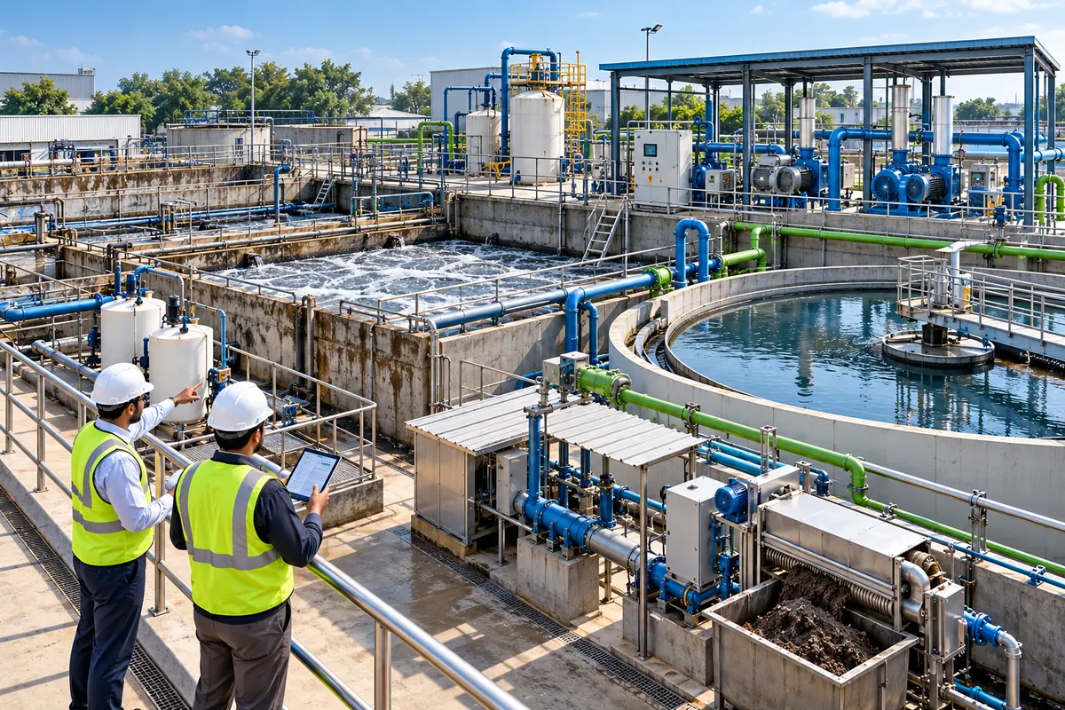 Existing industrial ETP upgraded through process optimization and capacity revamping